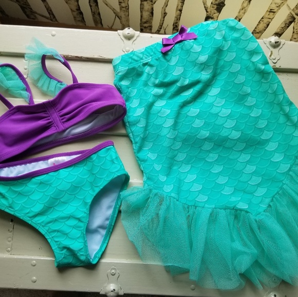 Circo Other - CIRCO 3T Mermaid Bikini Set with Skirt